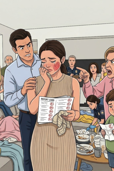 My Daughter Came To Me Crying, Whispering, “Auntie Slapped Me… Because I Scored Higher Than Her Son