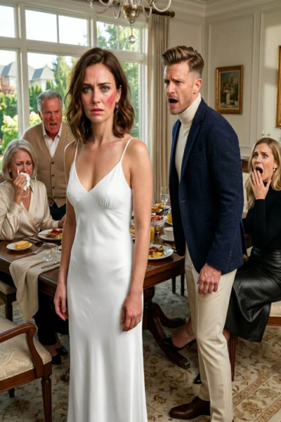 On the first morning after our wedding, my husband sla:pped me while his whole family watched. They expected tears, sh:ame, and silence. Instead, I looked at him coldly and left without a word.
